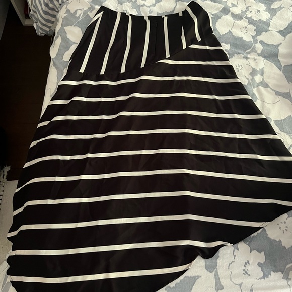 Who what wear asymmetrical midi stripe skirt - Picture 4 of 4